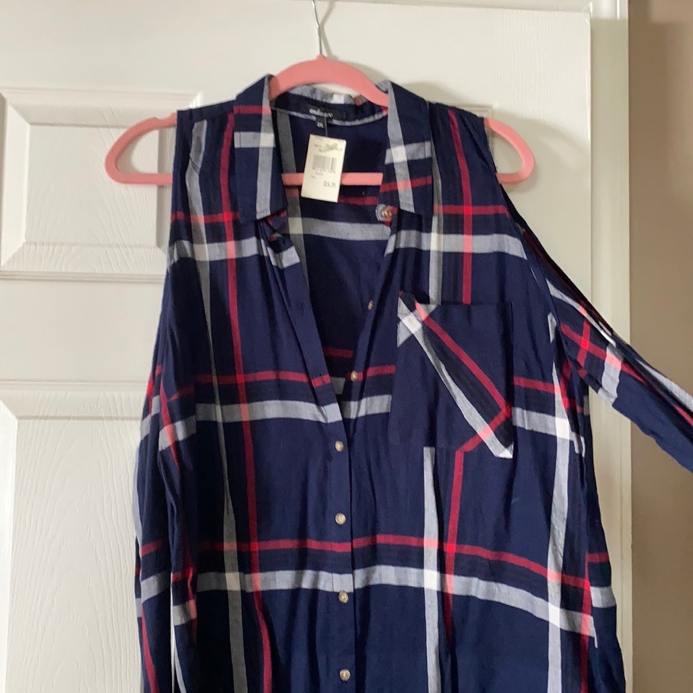 PLAID FALL TOP